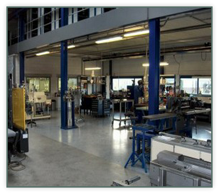 The workshop of Kleverpark Techniek bv.